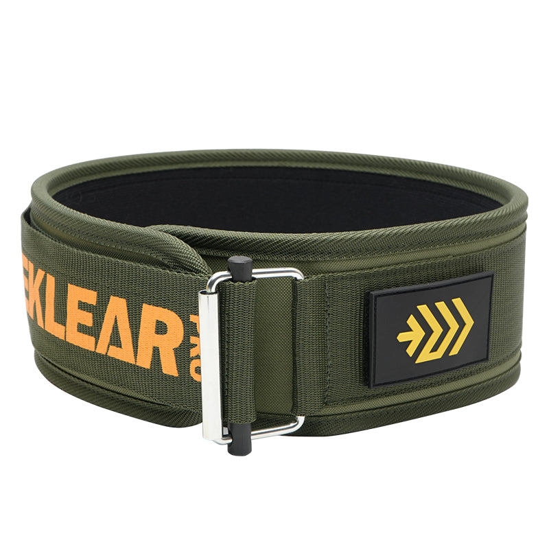 Manueklear Adjustable Weightlifting Back Support Belt – Durable Lumbar Protector for Squats, Deadlifts & Powerlifting