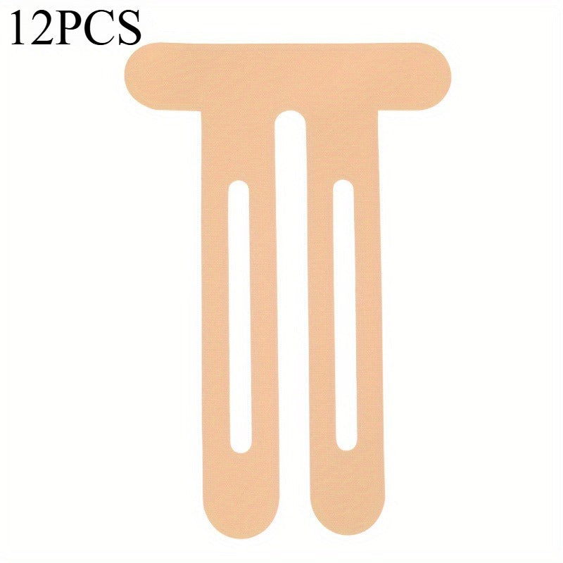 12 Pieces Pre-Cut Knee Sports Patches – Elastic Muscle Tape for Knee & Ankle Support