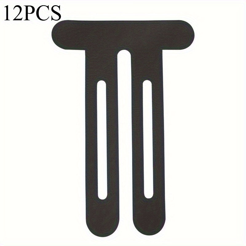 12 Pieces Pre-Cut Knee Sports Patches – Elastic Muscle Tape for Knee & Ankle Support