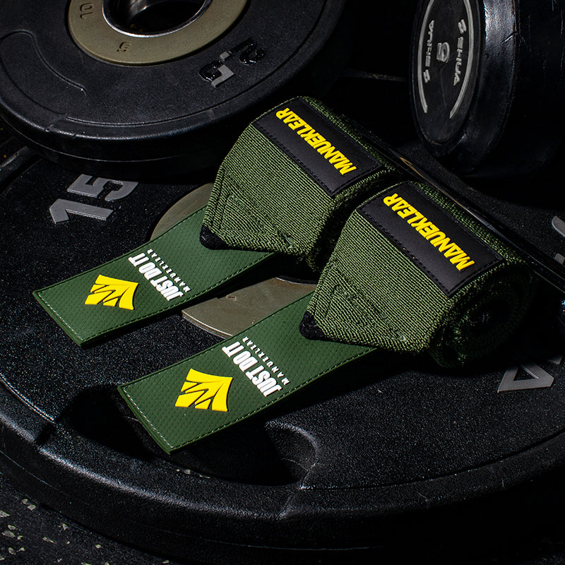 Manueklear 2-Pack Wrist Wraps – Adjustable Support for Weightlifting, Push-Ups & Gym Workouts