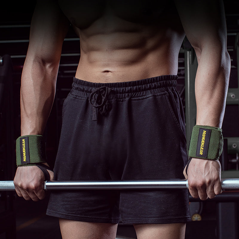 Manueklear 2-Pack Wrist Wraps – Adjustable Support for Weightlifting, Push-Ups & Gym Workouts