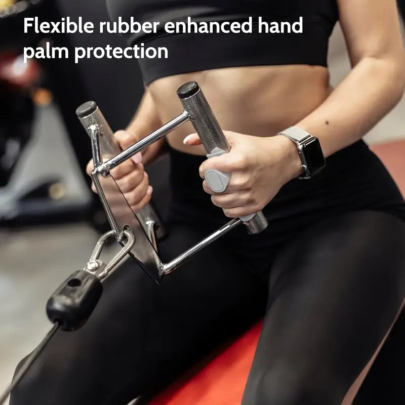 Manueklear 2PCS Anti-Slip Fitness Grip Pads – Silicone Palm Protectors for Cable Attachments & Barbells