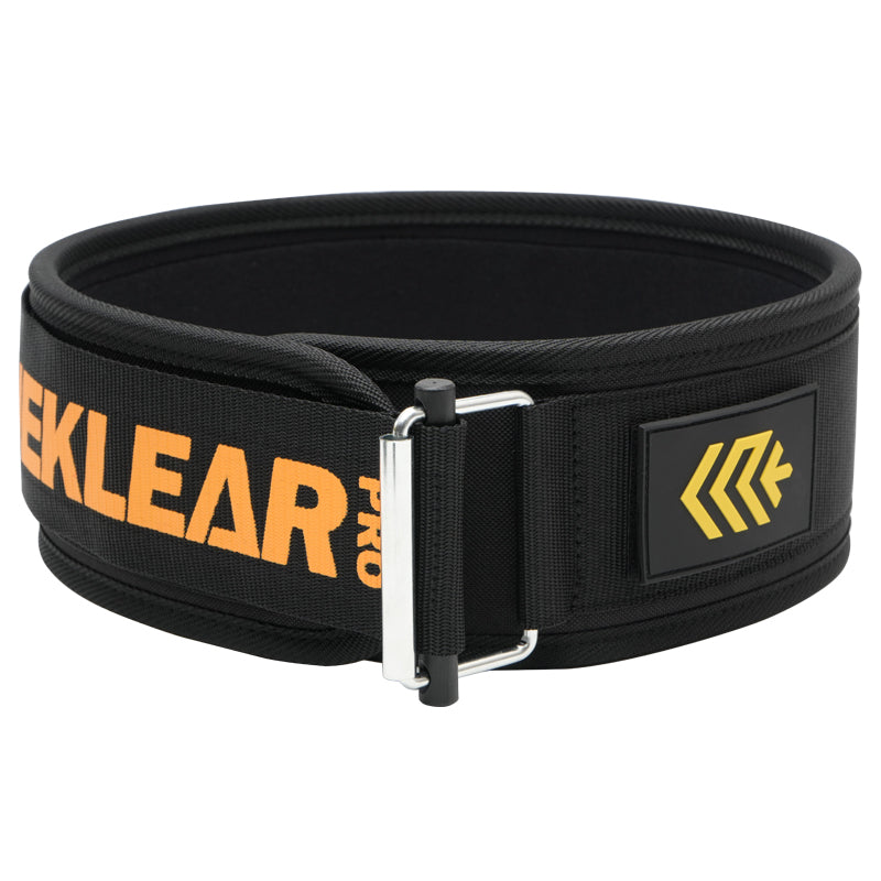 Manueklear Adjustable Weightlifting Back Support Belt – Durable Lumbar Protector for Squats, Deadlifts & Powerlifting