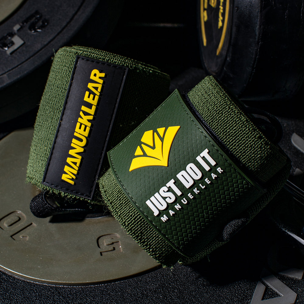 Manueklear 2-Pack Wrist Wraps – Adjustable Support for Weightlifting, Push-Ups & Gym Workouts
