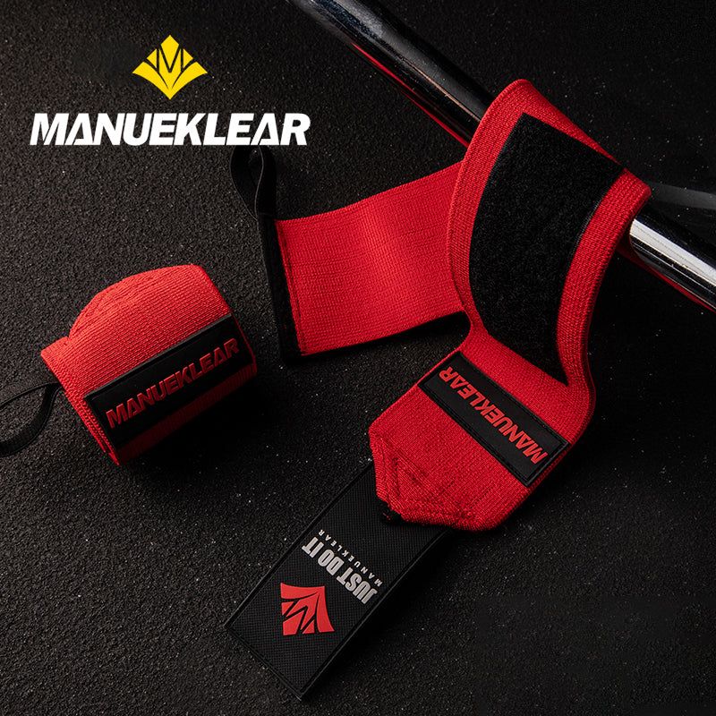 Manueklear 2-Pack Wrist Wraps – Adjustable Support for Weightlifting, Push-Ups & Gym Workouts