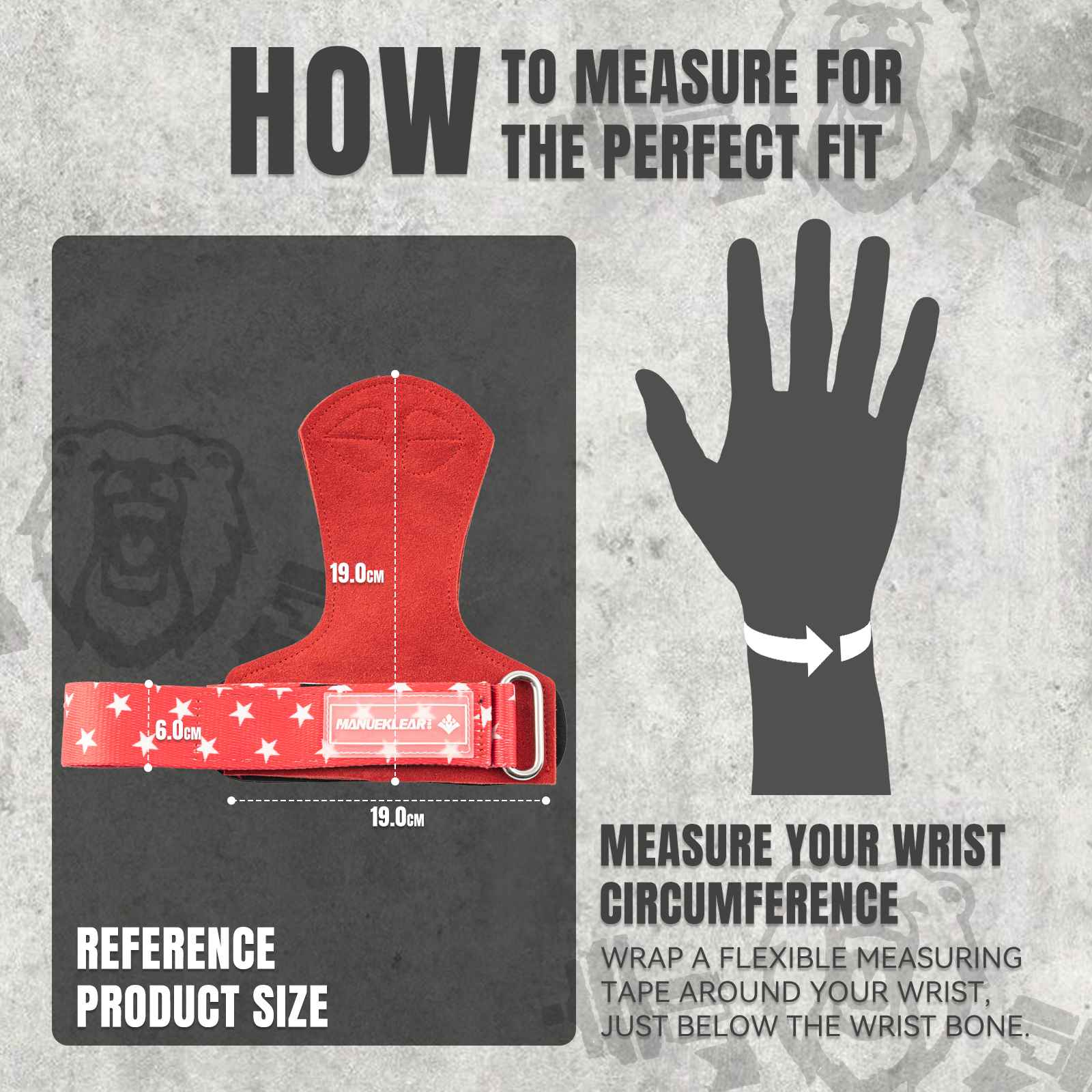 MANUEKLEAR Stylish Double Leather Lifting Straps | Cushioned Wrist Support
