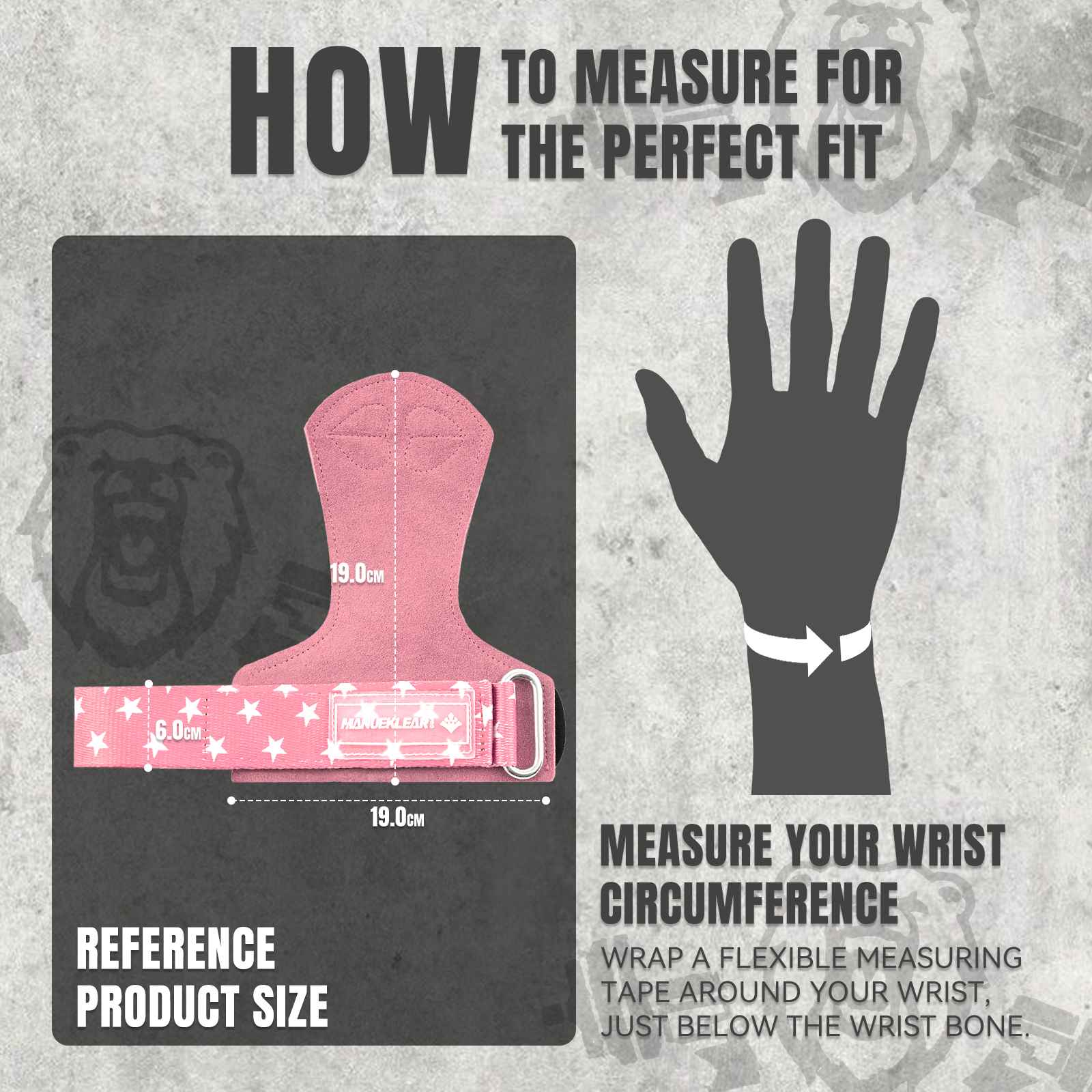 MANUEKLEAR Stylish Double Leather Lifting Straps | Cushioned Wrist Support
