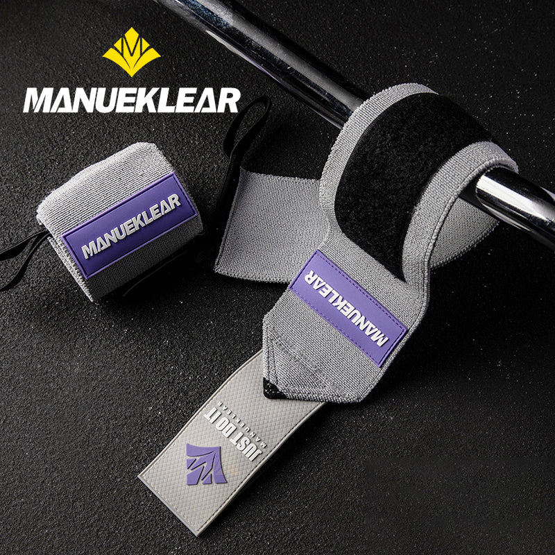 Manueklear 2-Pack Wrist Wraps – Adjustable Support for Weightlifting, Push-Ups & Gym Workouts