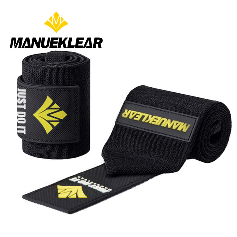 Manueklear 2-Pack Wrist Wraps – Adjustable Support for Weightlifting, Push-Ups & Gym Workouts