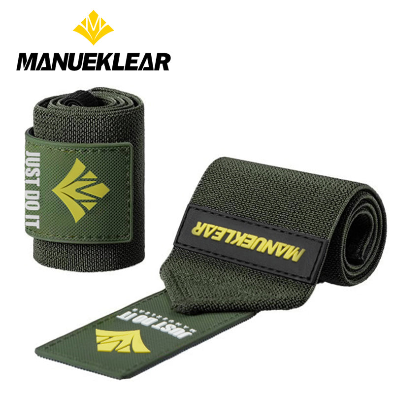 Manueklear 2-Pack Wrist Wraps – Adjustable Support for Weightlifting, Push-Ups & Gym Workouts