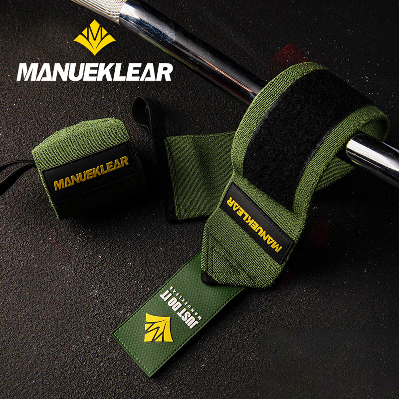 Manueklear 2-Pack Wrist Wraps – Adjustable Support for Weightlifting, Push-Ups & Gym Workouts