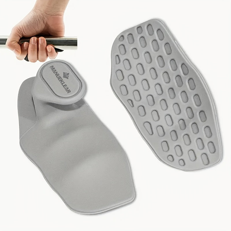 Manueklear 2PCS Anti-Slip Fitness Grip Pads – Silicone Palm Protectors for Cable Attachments & Barbells
