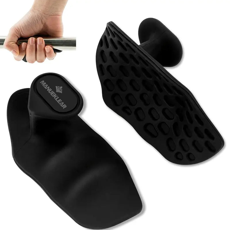Manueklear 2PCS Anti-Slip Fitness Grip Pads – Silicone Palm Protectors for Cable Attachments & Barbells