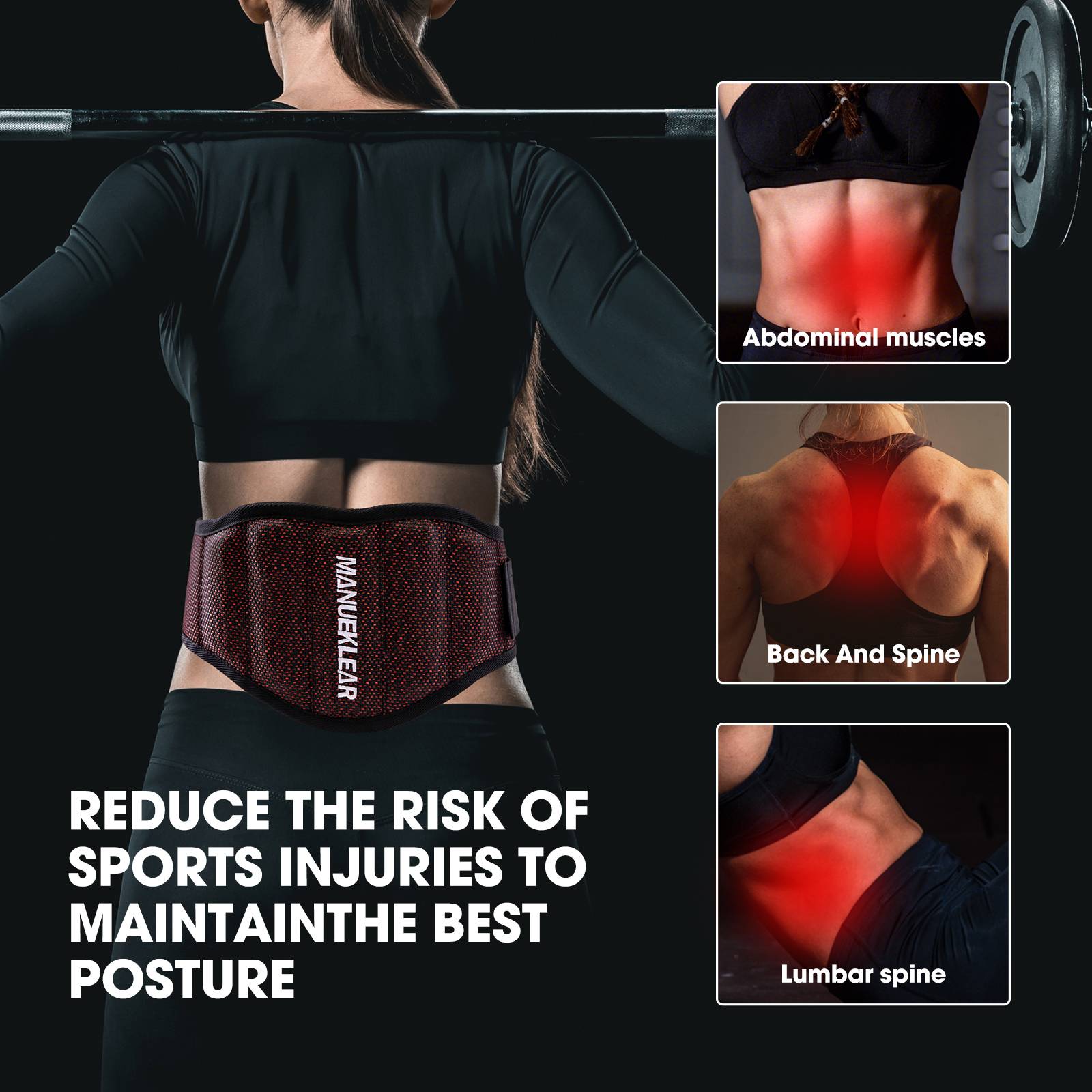 Hot Sale Premium Weightlifting Belt for Men Women - 7.5 Inch