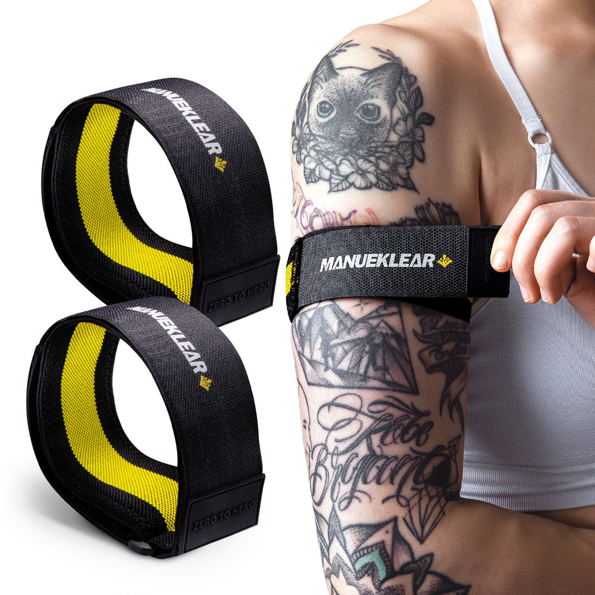 Blood Flow Restriction Bands for Muscle Growth – Occlusion Training Straps for Arms & Legs
