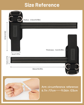 MANUEKLEAR Non-Slip Weightlifting Wrist Straps – D-Ring Gym Lifting Straps with Cushioned Support for Men & Women