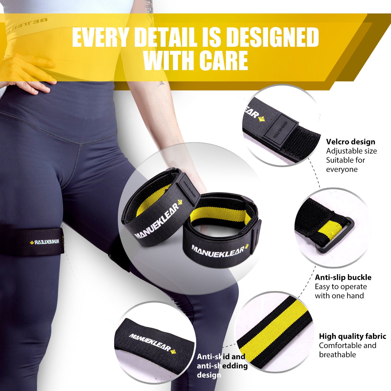 Blood Flow Restriction Bands for Muscle Growth – Occlusion Training Straps for Arms & Legs