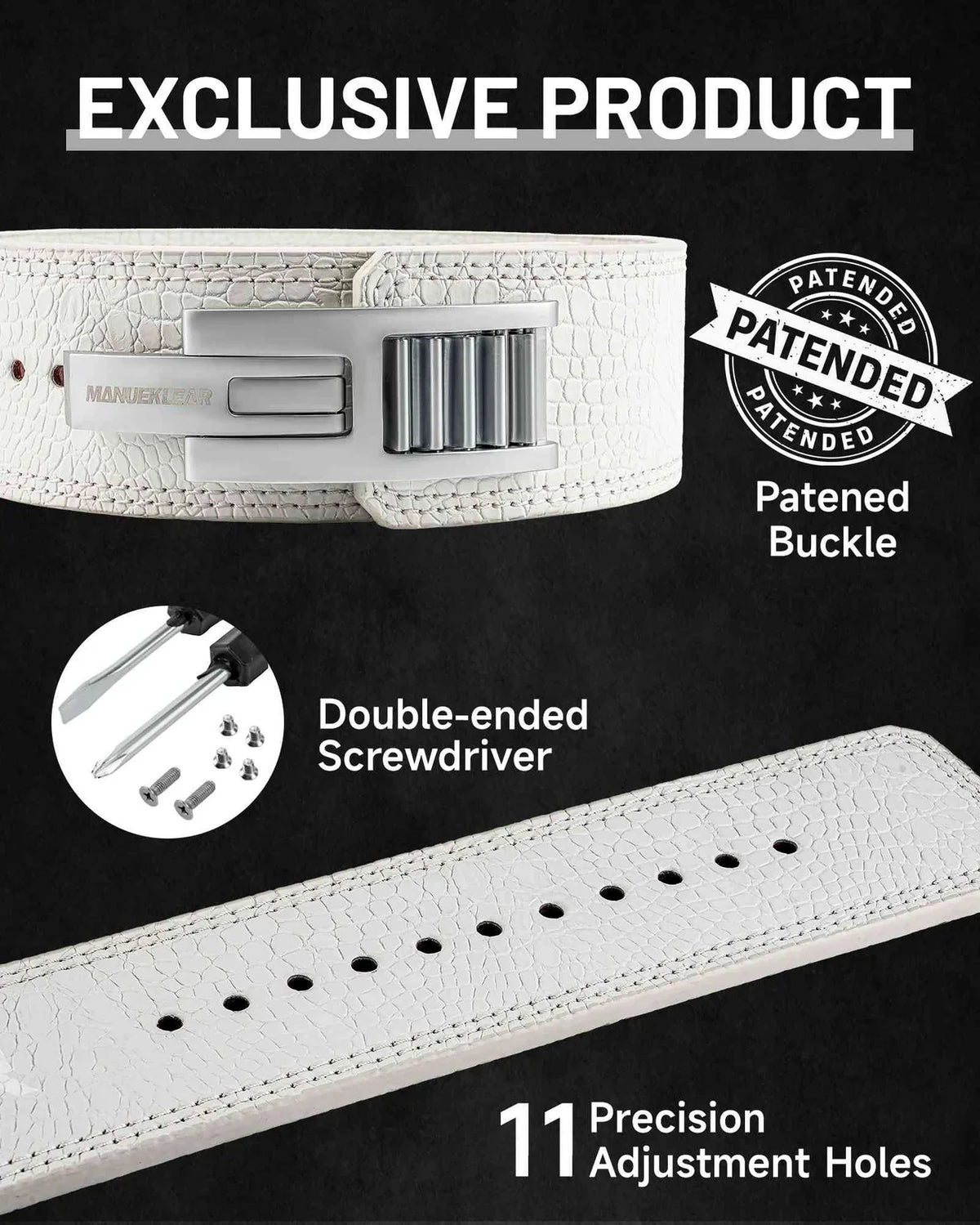 MANUEKLEAR quick-lock lifting belt
