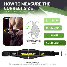 MANUEKLEAR Weight Lifting Belt