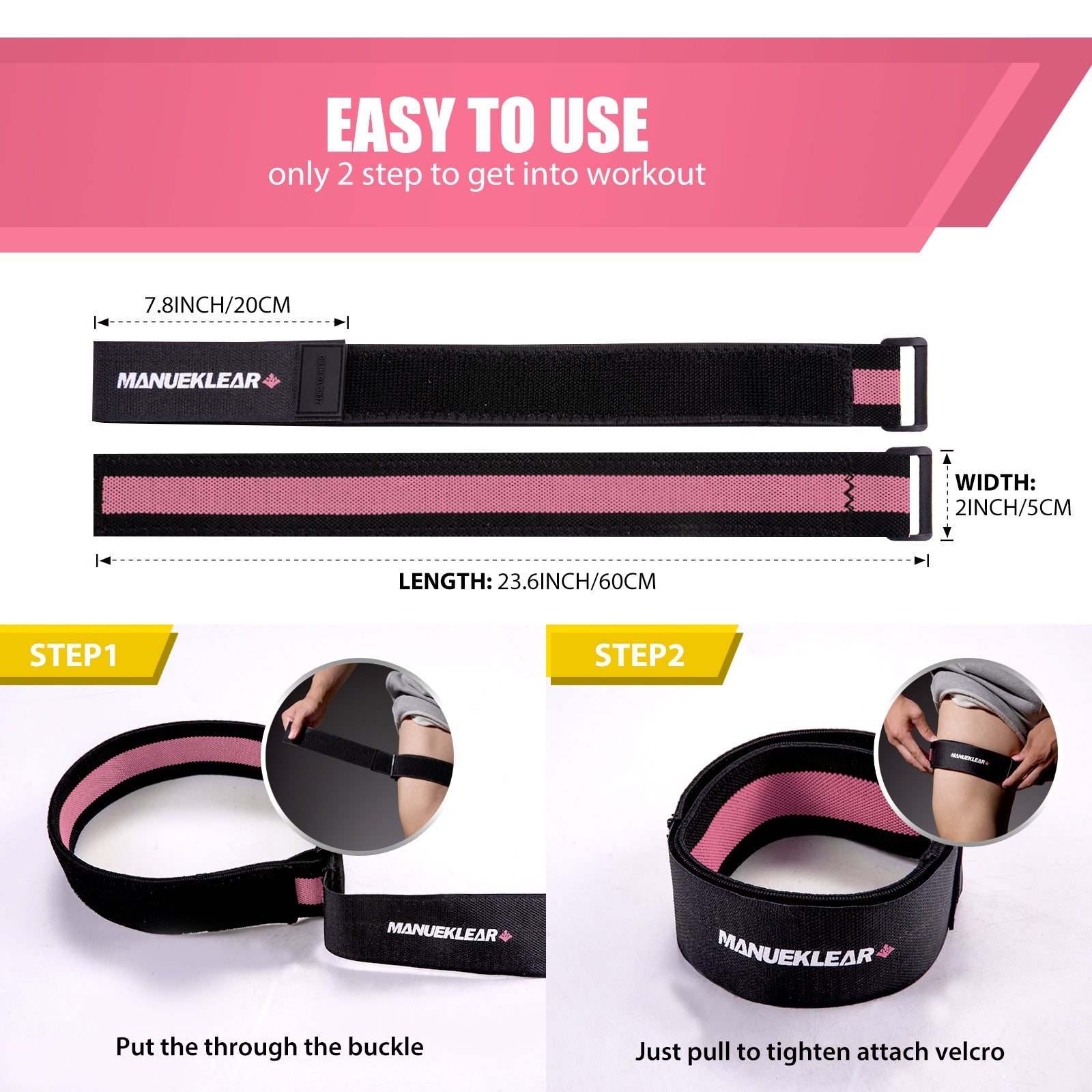 Blood Flow Restriction Bands for Muscle Growth – Occlusion Training Straps for Arms & Legs