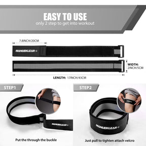 Blood Flow Restriction Bands for Muscle Growth – Occlusion Training Straps for Arms & Legs