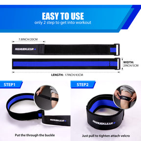 Blood Flow Restriction Bands for Muscle Growth – Occlusion Training Straps for Arms & Legs
