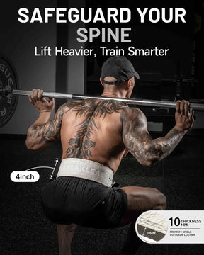 Quick-lock lever weightlifting belt