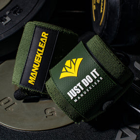 Manueklear 2-Pack Wrist Wraps – Adjustable Support for Weightlifting, Push-Ups & Gym Workouts