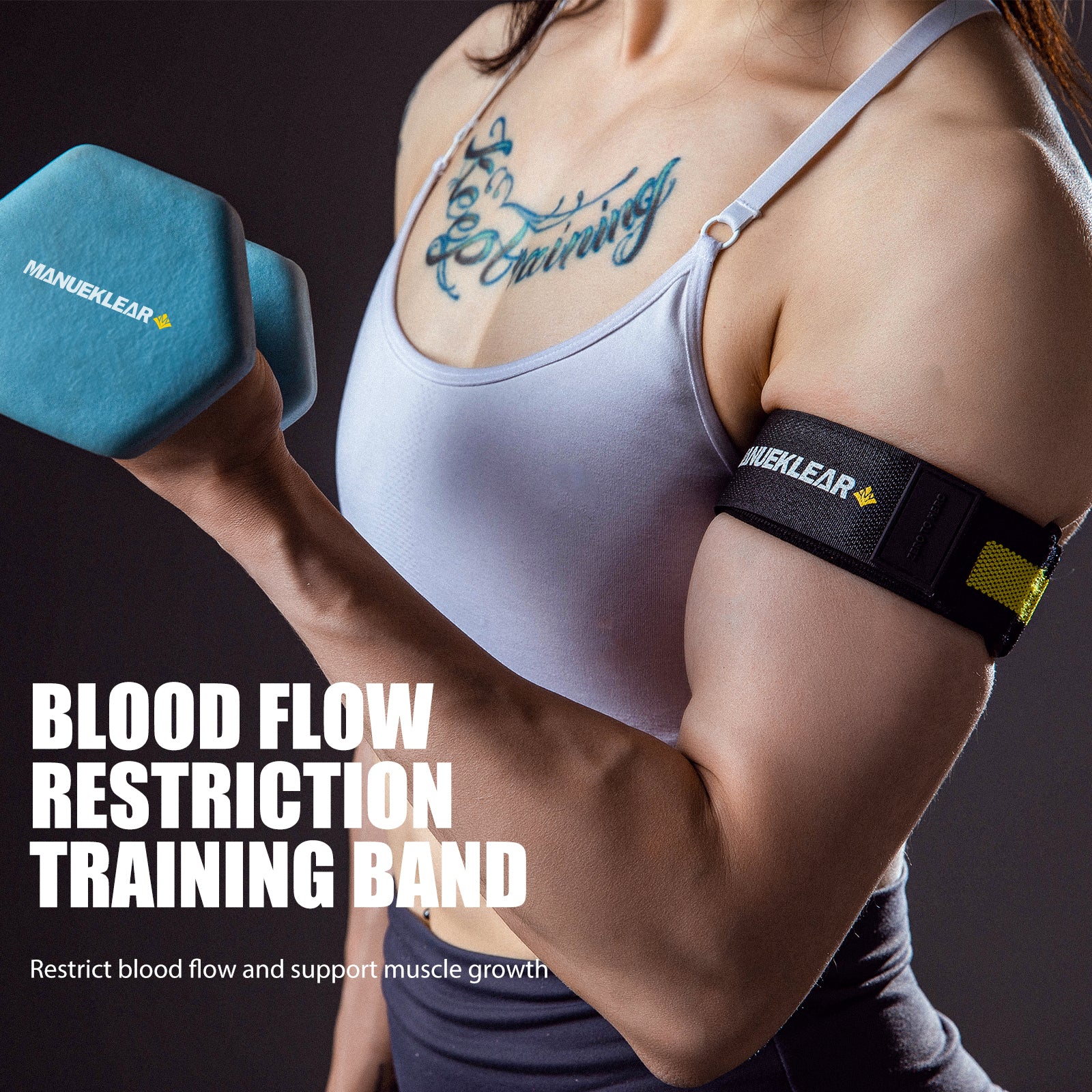 Blood Flow Restriction Bands for Muscle Growth – Occlusion Training Straps for Arms & Legs