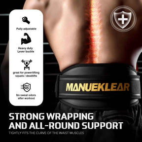 MANUEKLEAR gym weight belt
