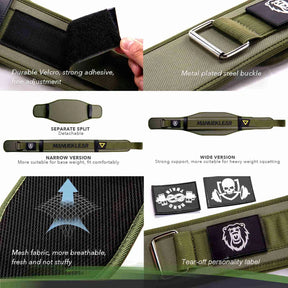 MANUEKLEAR gym weight belt