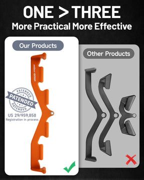 One orange pulldown bar delivers results equal to three competitor bars