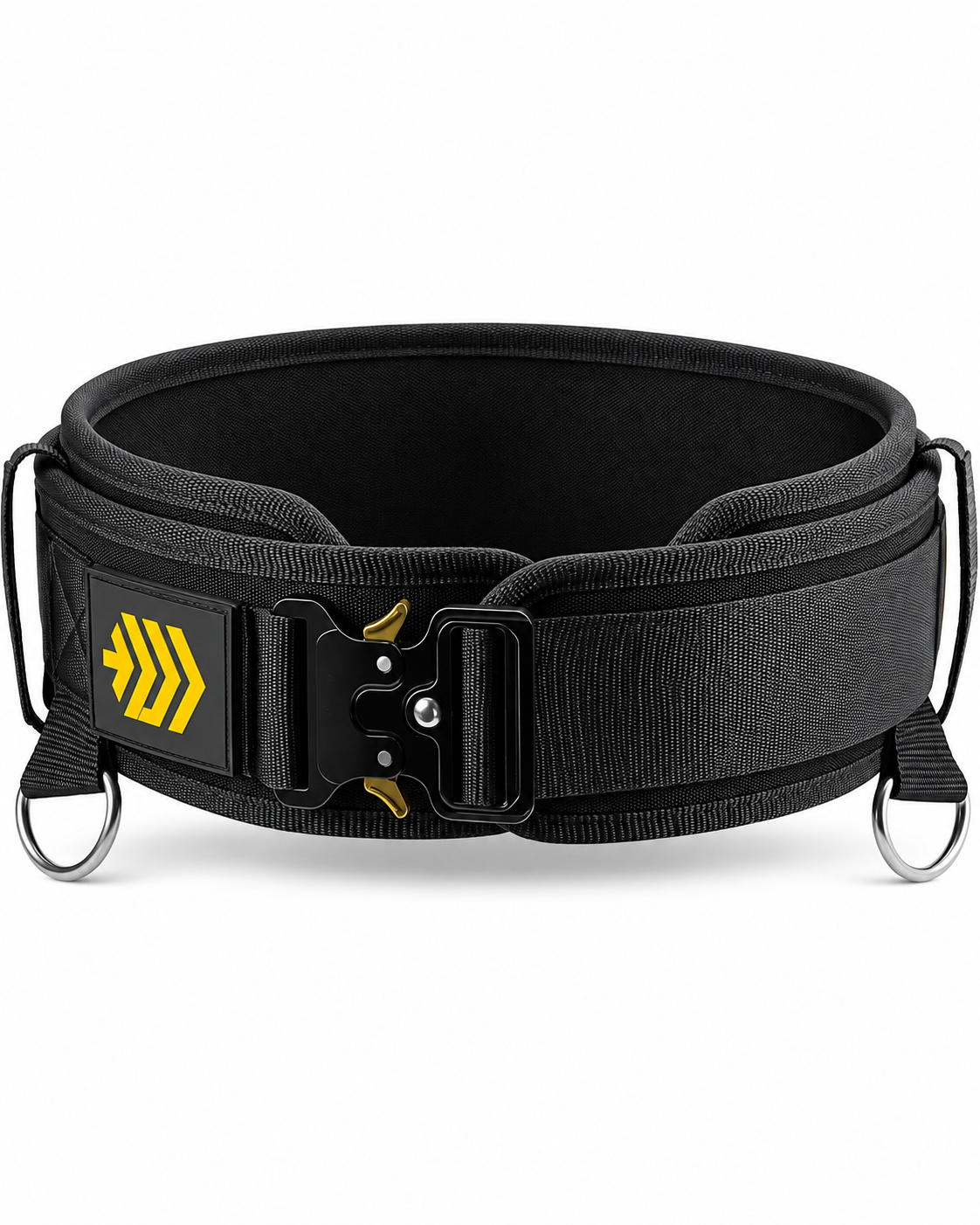 MANUEKLEAR 2-in-1 weighted dip belt in midnight black