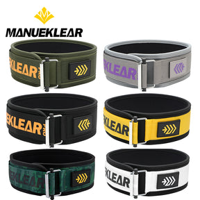Manueklear Adjustable Weightlifting Back Support Belt – Durable Lumbar Protector for Squats, Deadlifts & Powerlifting