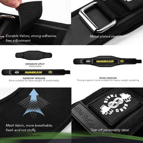 MANUEKLEAR gym weight belt