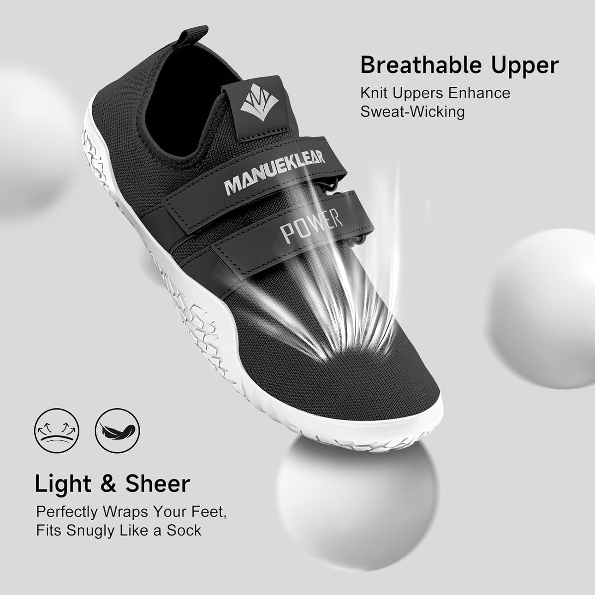 Training shoes for squats
