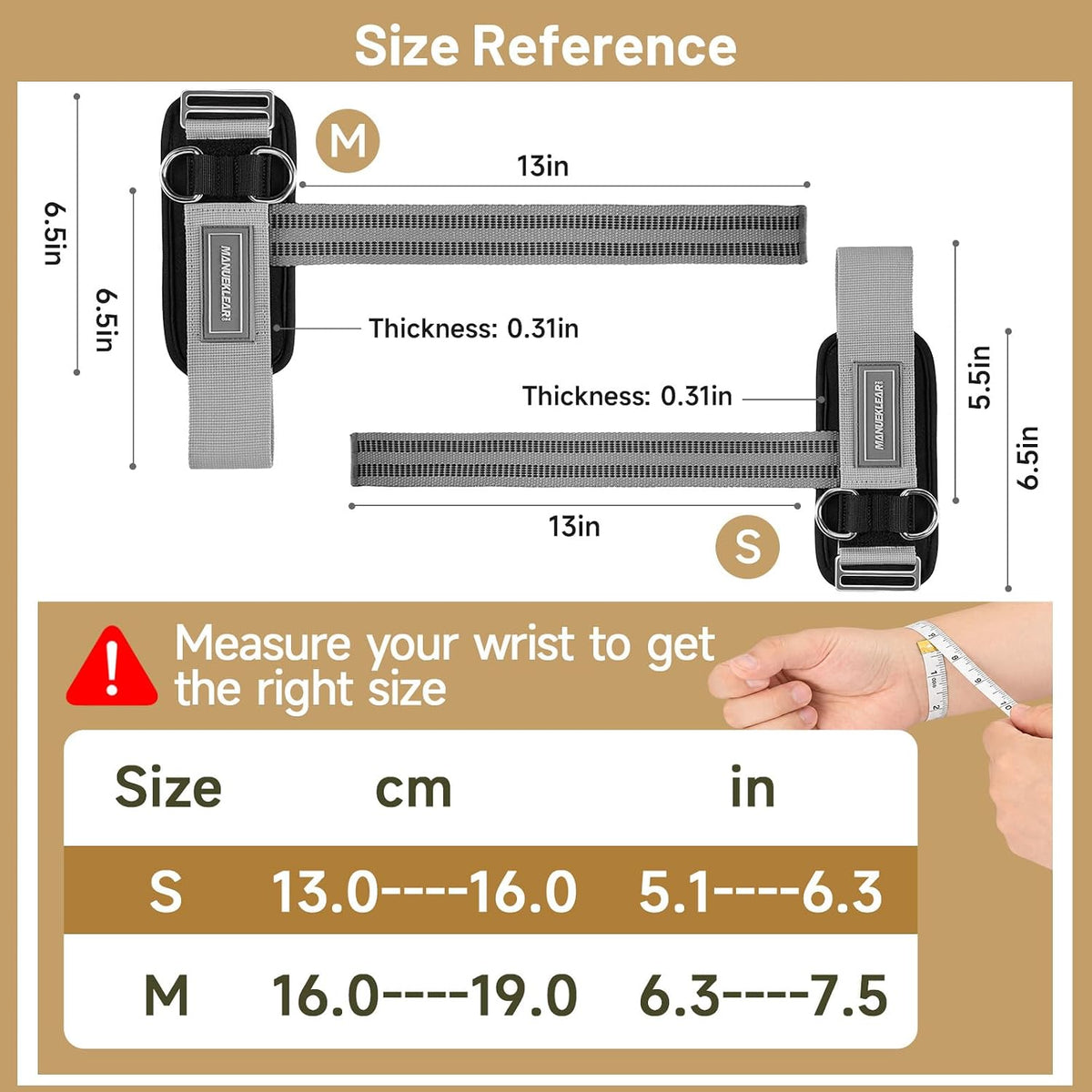 MANUEKLEAR cable machine straps