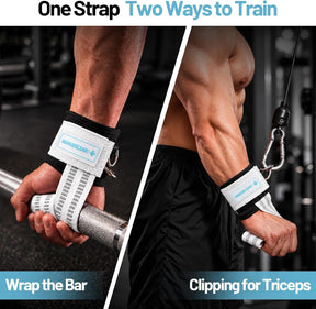 Wrist straps with D-rings