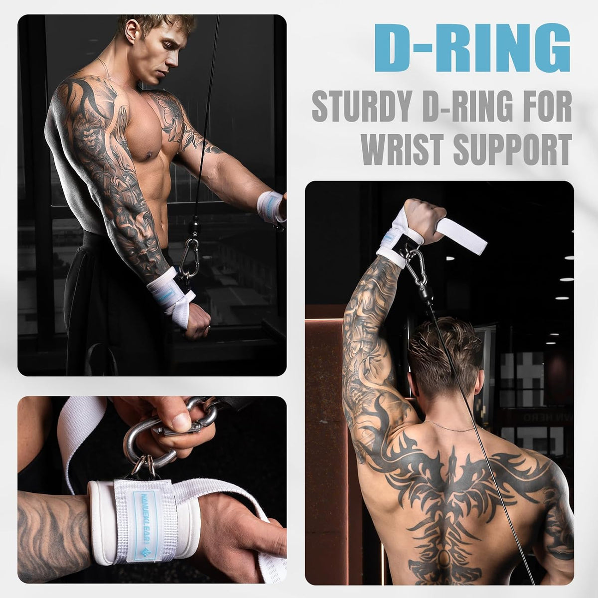 D-ring lifting straps