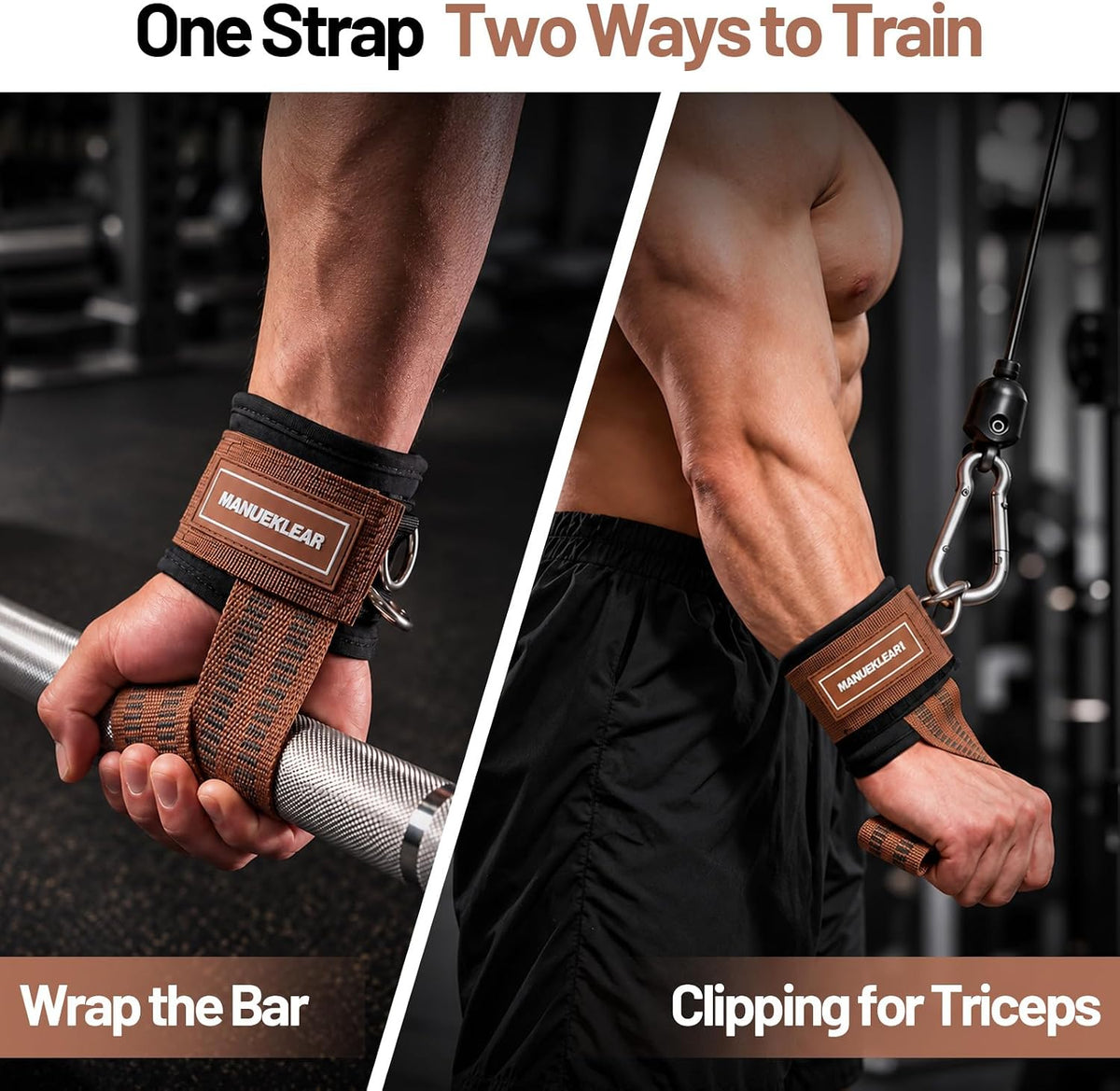 MANUEKLEAR cable machine straps
