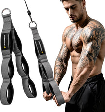 Cable machine tricep rope