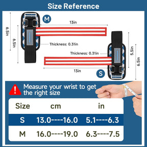Wrist straps with D-rings