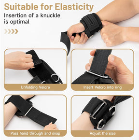 D-ring lifting straps