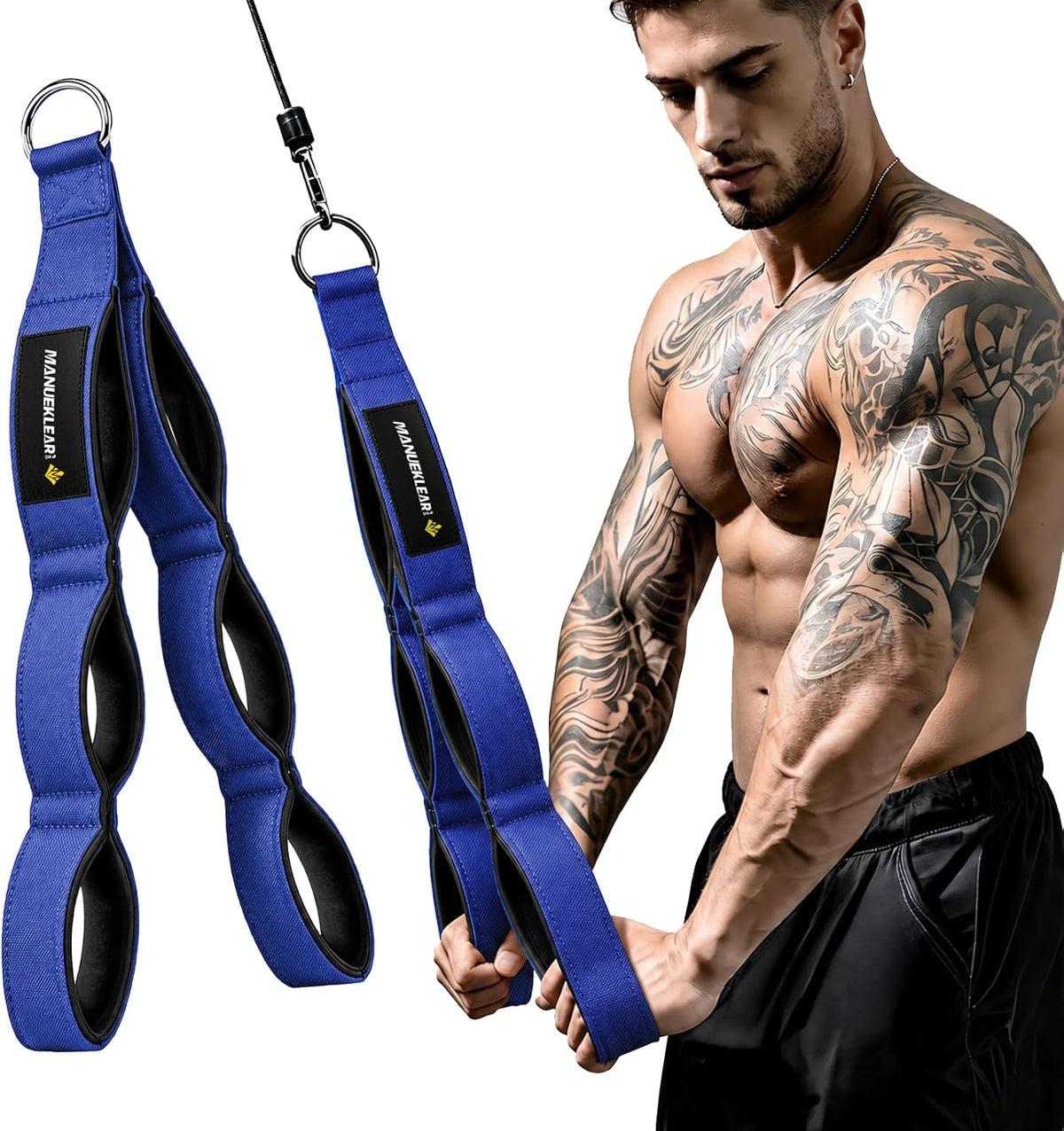 Cable machine tricep rope