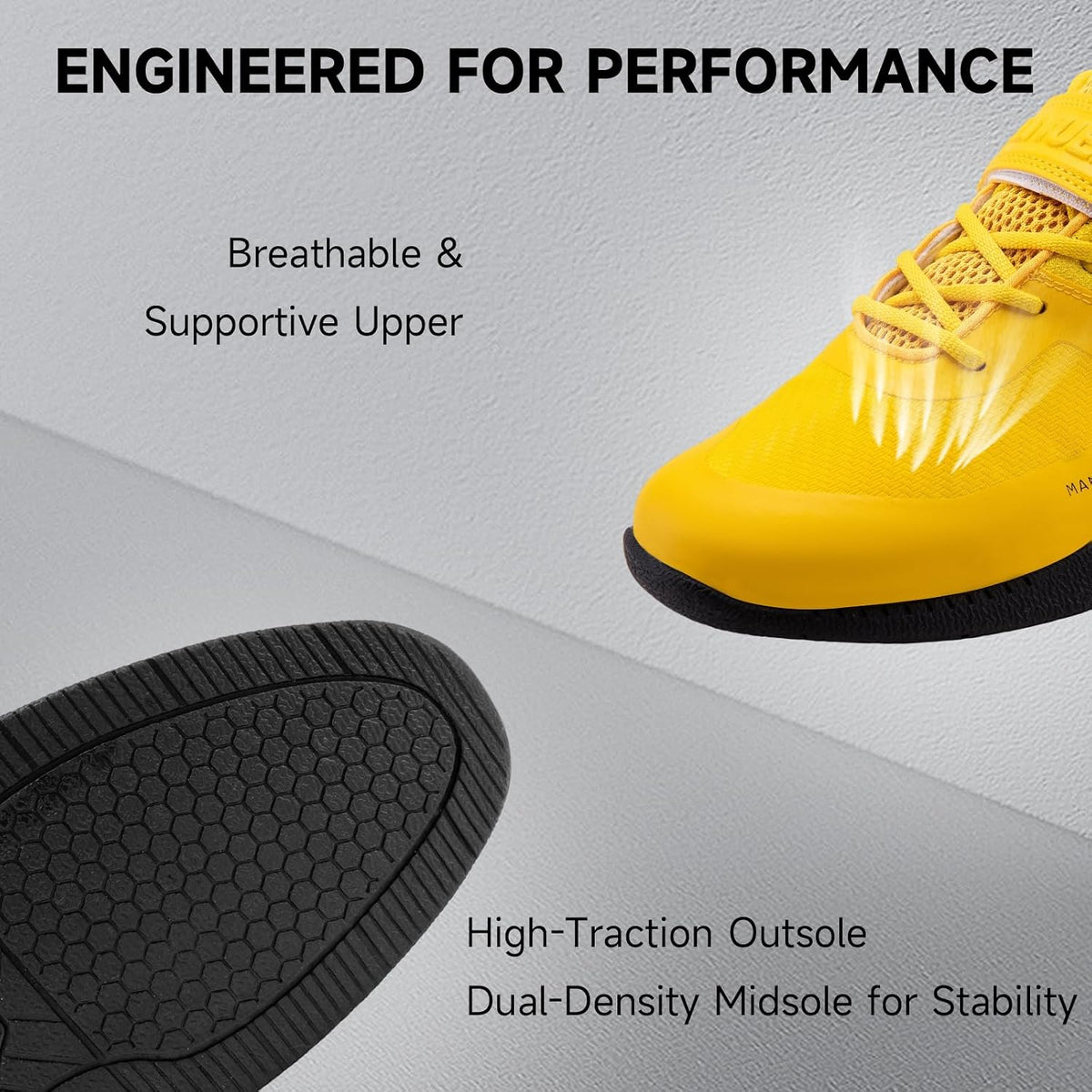 MANUEKLEAR squat shoes