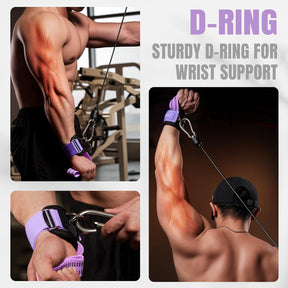 Wrist straps with D-rings