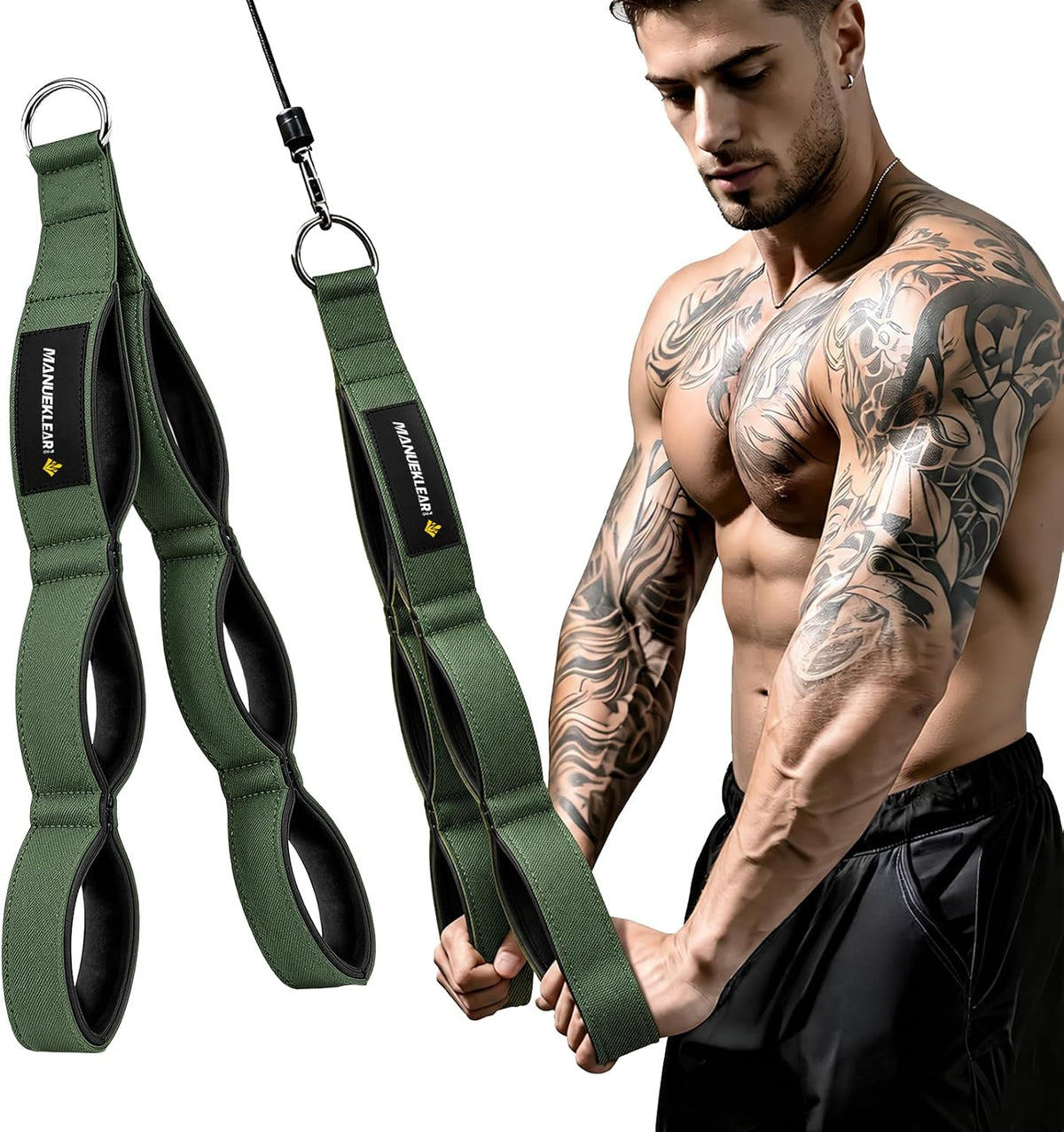 Cable machine tricep rope