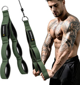Cable machine tricep rope