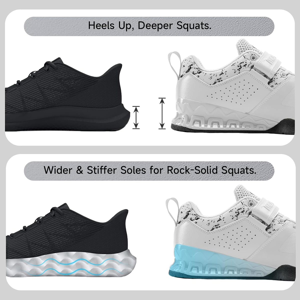 Squat training shoes