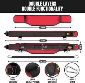 2-in-1 weighted dip belt